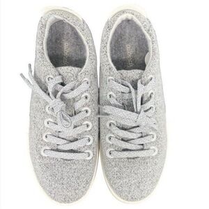 Allbirds Wool Pipers Shoes Women's 8 Gray Athletic Low Top Lace Up Sneakers
